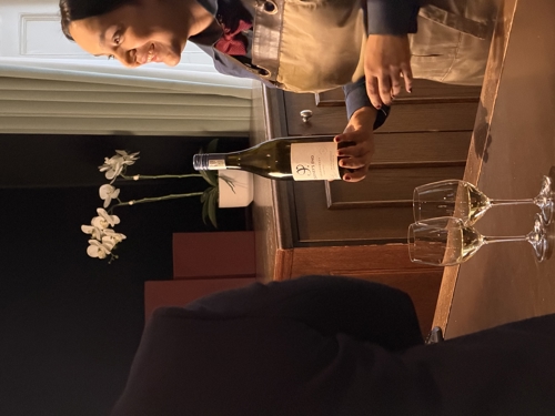 Lady Serving Wine at Hotel du Vin