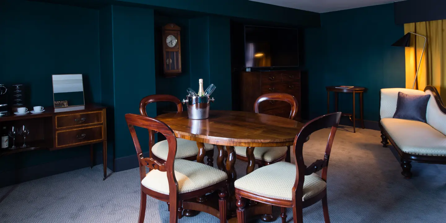 Dining room featuring a table and chairs