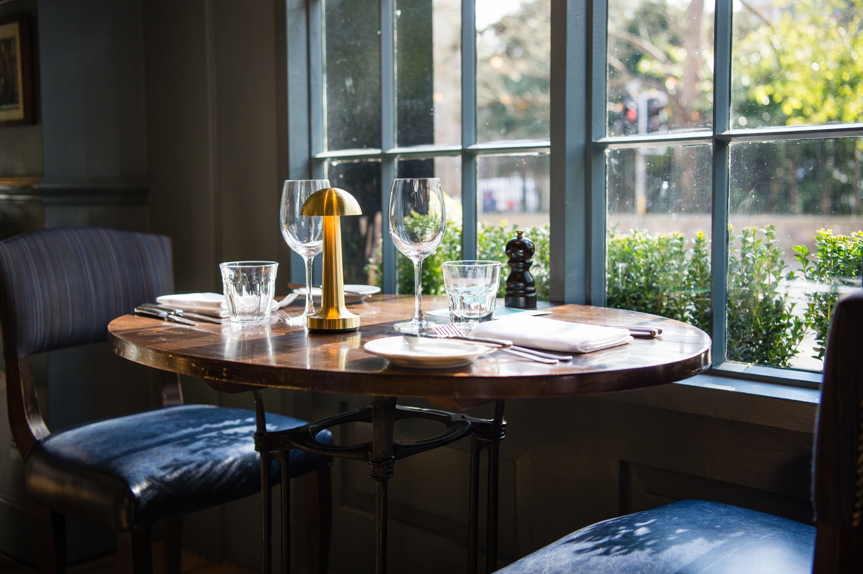 Table for two at Bistro du Vin Cambridge