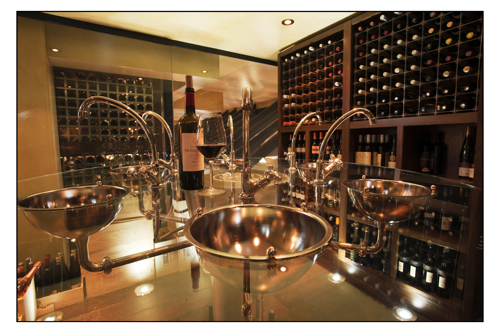 Hotel du Vin Edinburgh Wine Tasting Table