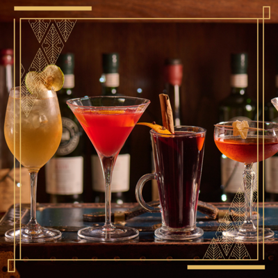 festive cocktail selection