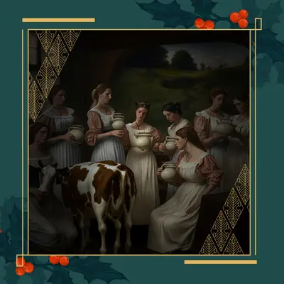 Christmas design drinks package