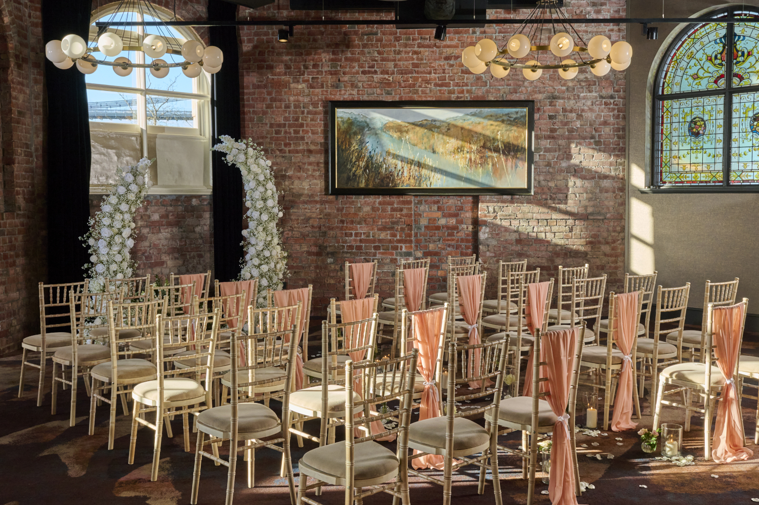 Bristol Avon Gorge ceremony set up